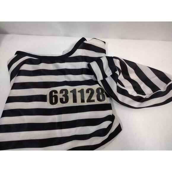 Jailbird Halloween Costume Unisex Size Large Childs shirt top hat - Picture 2 of 2